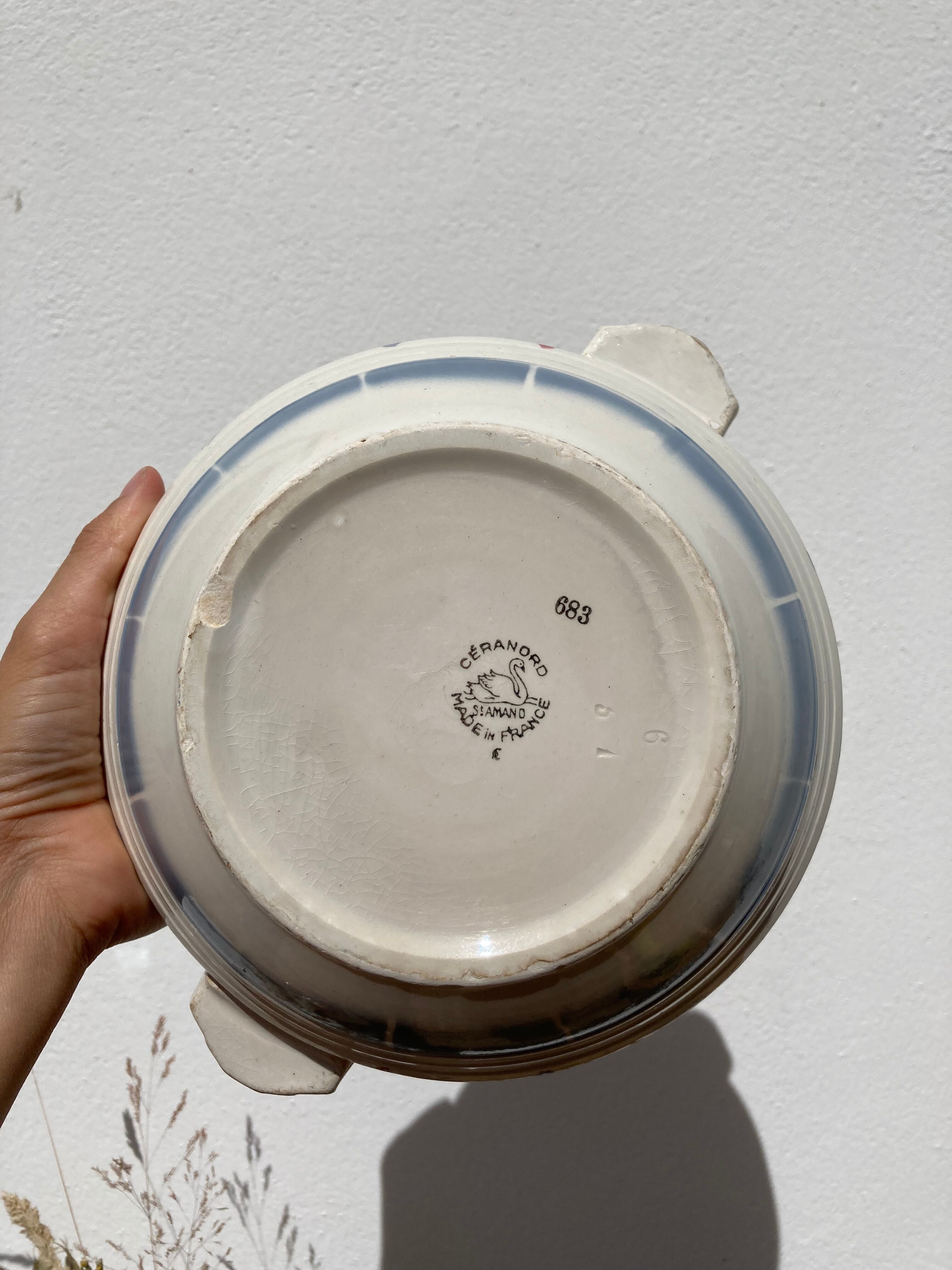 Ceramic salad bowl saint amand