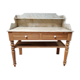 1920s pitch pine toilet table