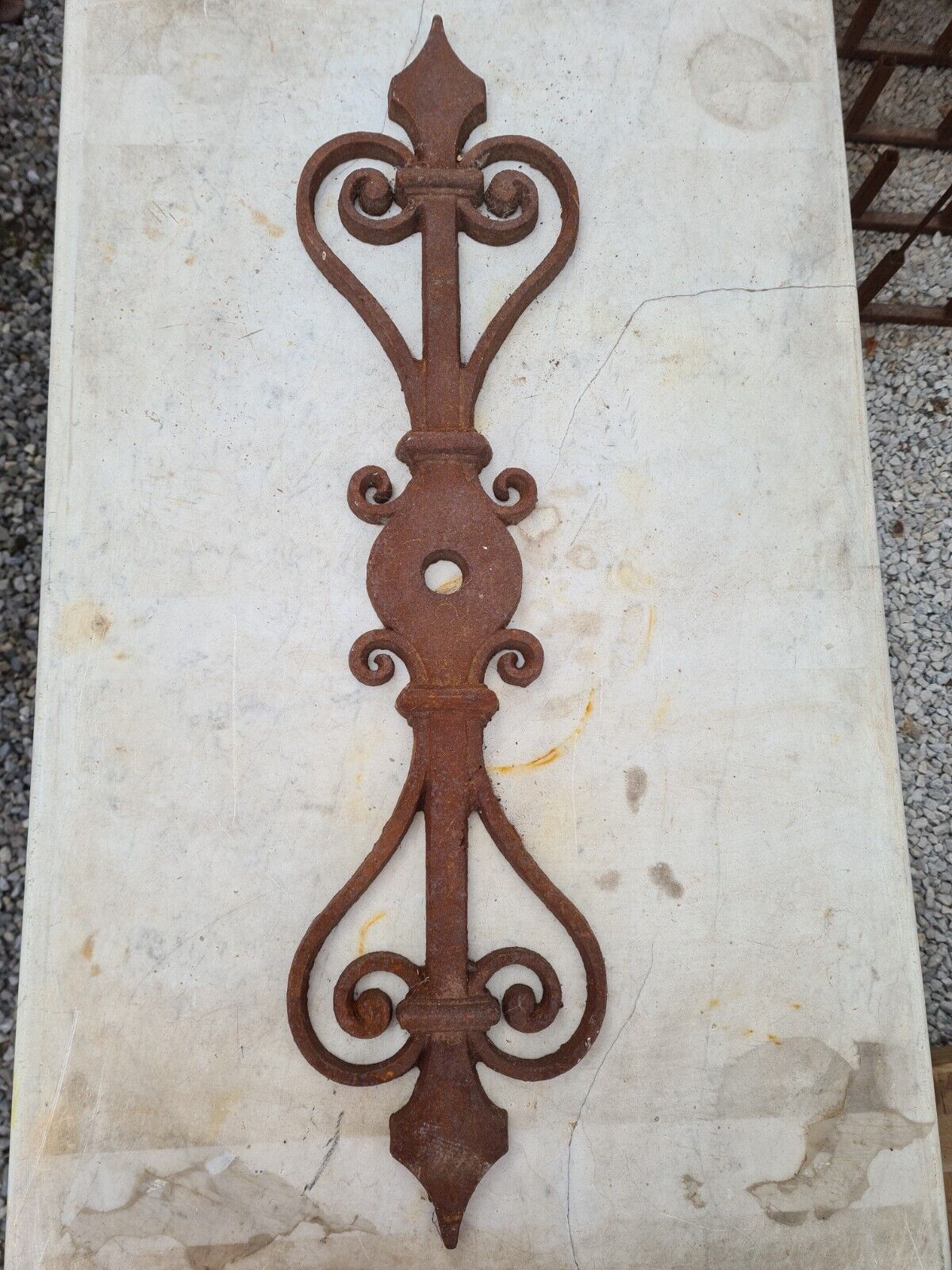 Cast iron anchor