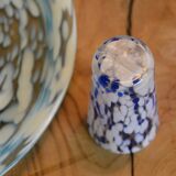 Blue glass top
