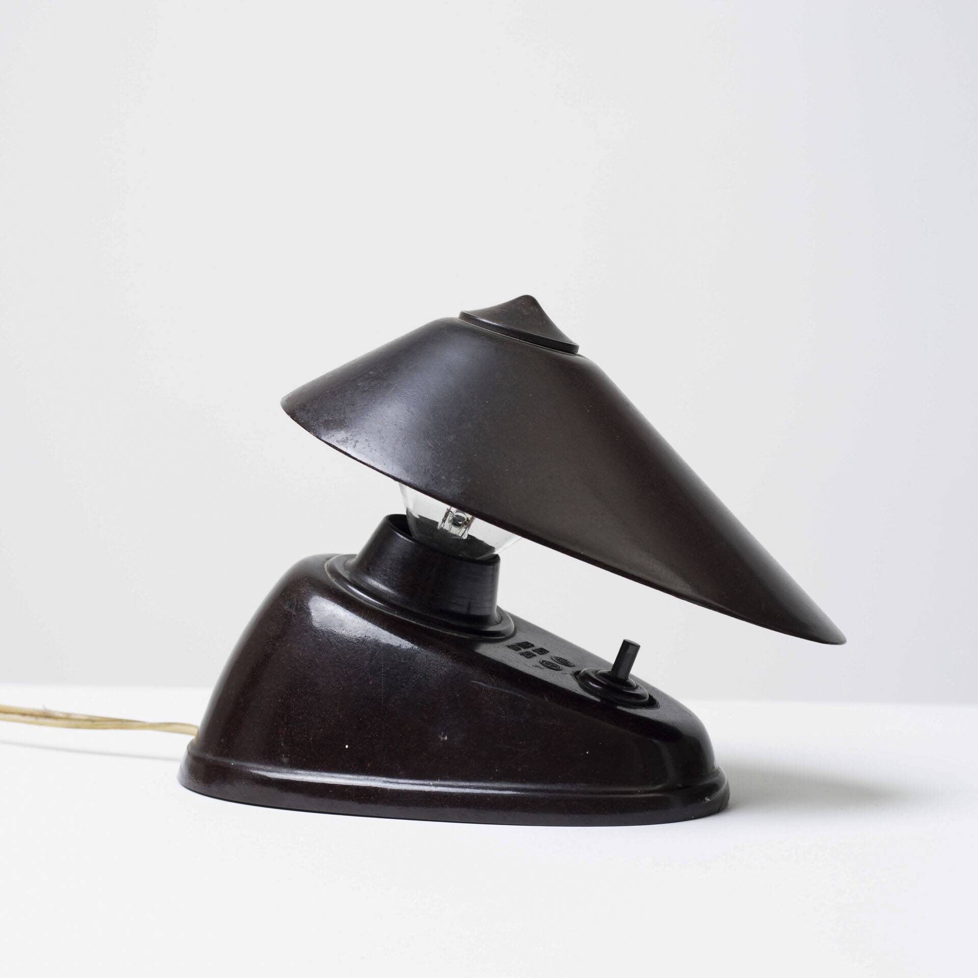 Czech Bauhaus Bakelite Model 11641 Table Lamp from ESC, 1930s