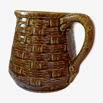 Ceramic pitcher Digoin Sarreguemines 7308