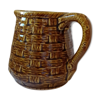 Ceramic pitcher Digoin Sarreguemines 7308