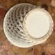 Vintage woven ceramic cache-pot