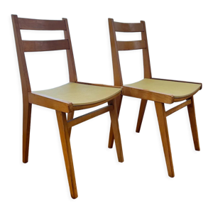 chaises vintages bois - annees