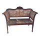 petite banquette ou Love  Seat en Acojou Vers 1860