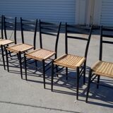 wood and rope chair