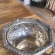 Antique Box / Chased Silver-Plated Sugar Bowl from Fes - Nesting Style (Vi