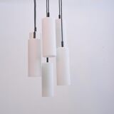 Cascade Ceiling Lamp with 6 Glass Tubes by Staff Leuchten, 1970s