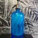 Siphon old blue glass