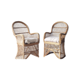 Wicker chair set