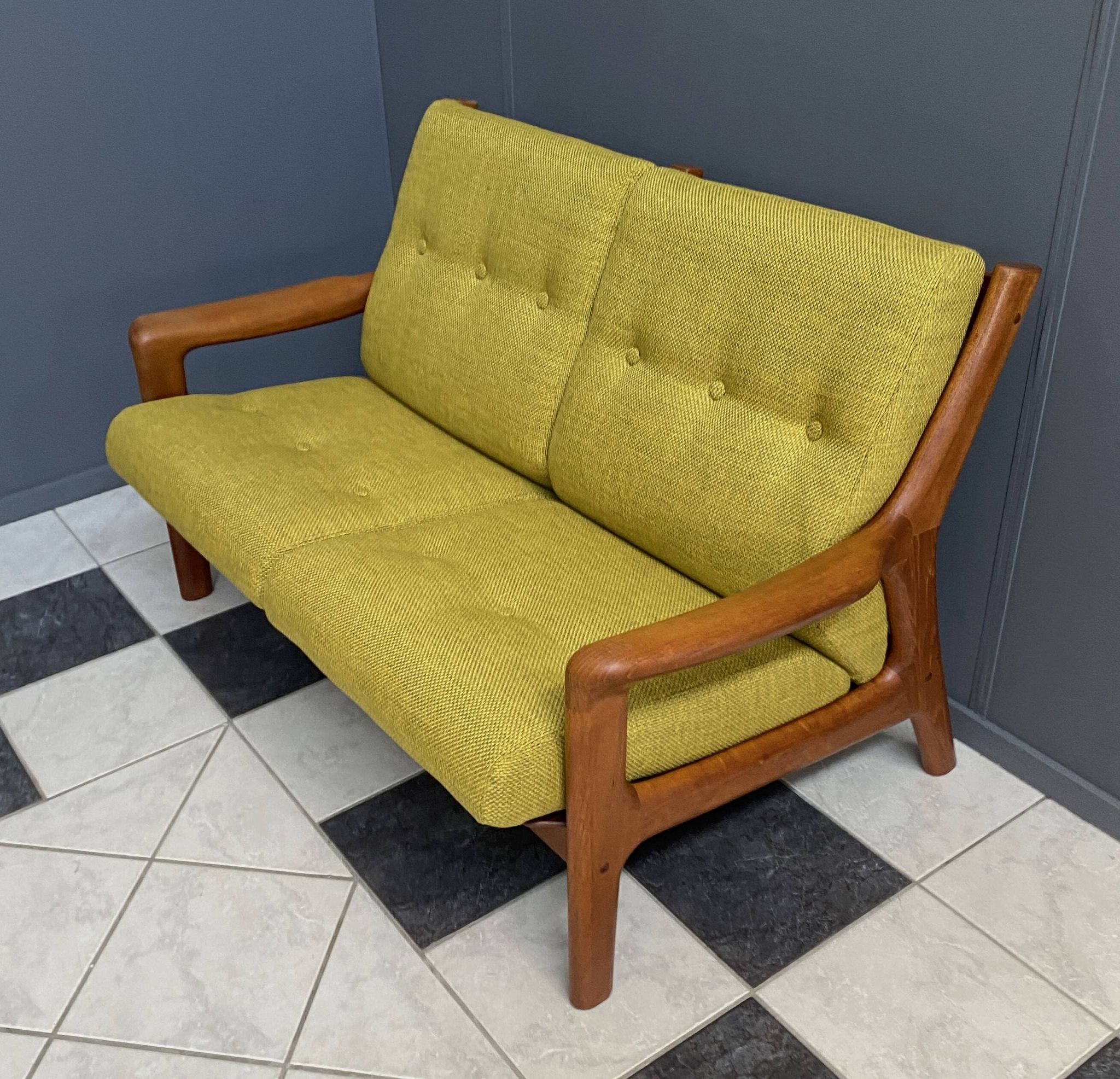 Gustav Thams teak 2-seat sofa for A/S Vejen Denmark 1960s
