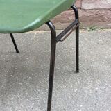 Vintage metal & plastic design chairs 1960 grosfillex