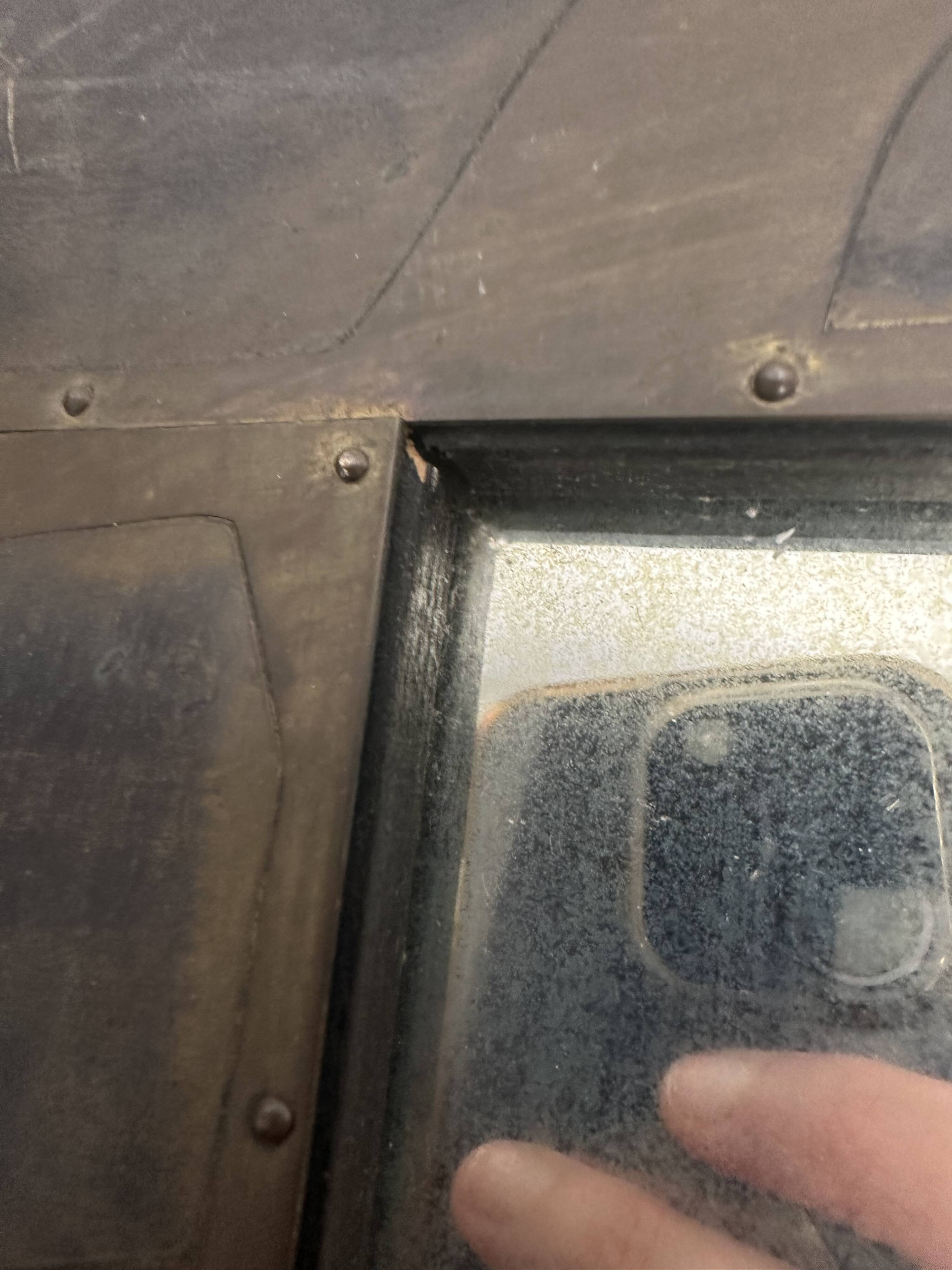 Vintage Jean Blazy mirror