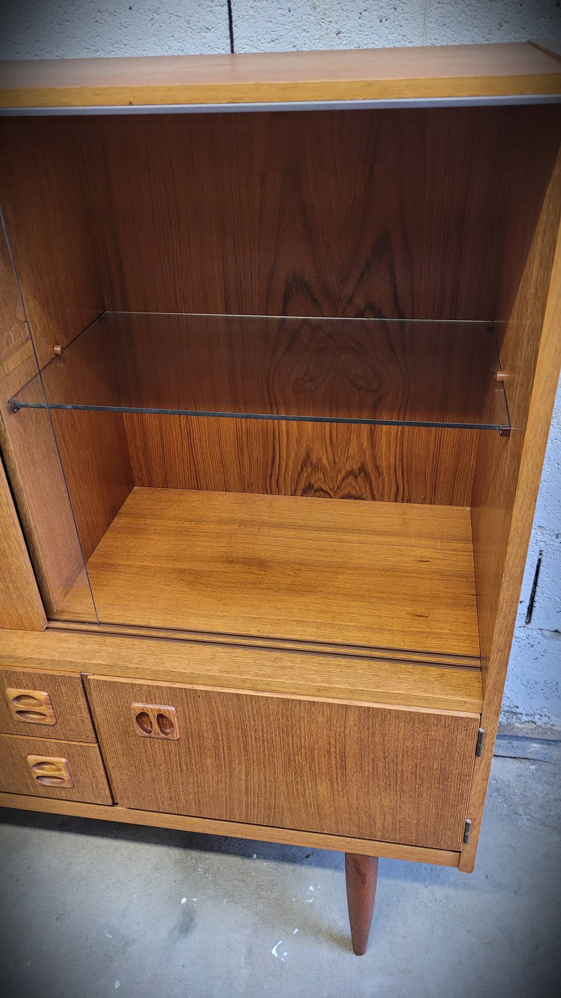 Scandinavian design sideboard in vintage teak
