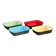 Set of 4 enamelled cast iron dishes/platters.