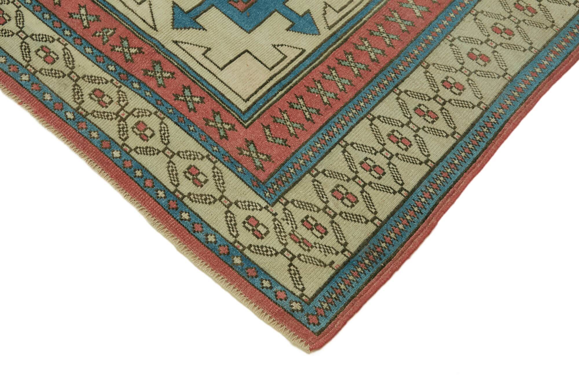 Tapis anatolien vintage turc 125 cm x 208 cm
