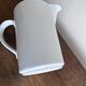 Vase jug Arabia Finland 1970 in white porcelain