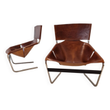 Set of 2 Model F444 Lounge Chairs by Pierre Paulin for Artifort, 1960s