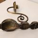 Pair of Antique Brass Wall Lamps – Vintage 1950s Sconces