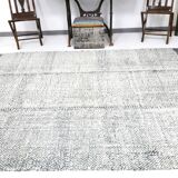 7x9 Blue White Modern Vintage Rug, 200x271Cm SK 34018 FREE SHIPPING