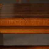 Large rectangular coffee table in solid pine from the mid-century, Danish modern, 1960s.