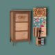 Parisian buffet art deco wood brut 1930