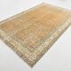 Tapis vintage classique orange et vert 6x10, 197x305 cm