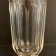 8 antique glass champagne flutes