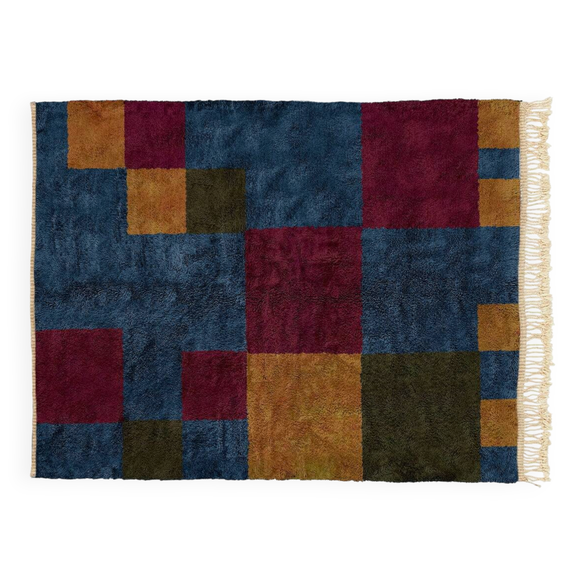 Multicoloured rug 240cm x 160cm