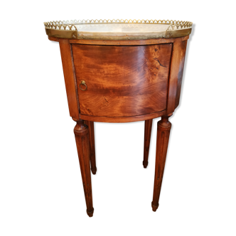Table en acajou dessus marbre