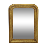 Mirror Louis Philippe gilded with gold leaf 78x105cm