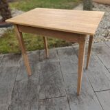 Old table made of raw wood