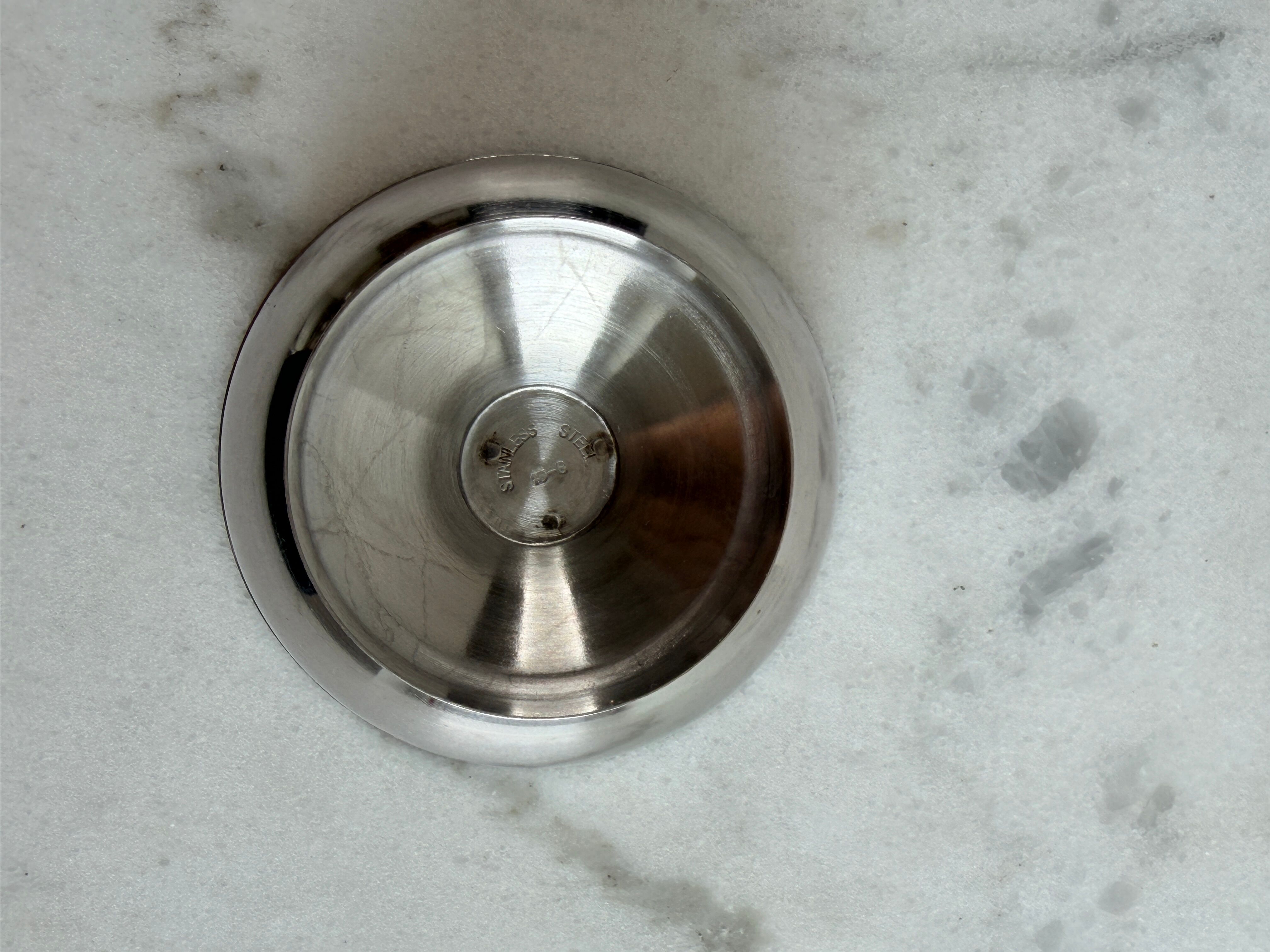 Lot de 6 coupelles en inox