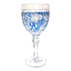 Coloured footed glass Anna Hutte (Germany) model Asti
