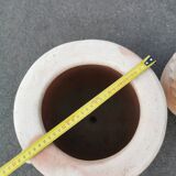 Set of two terracotta jars