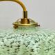 Suspension abat-jour vintage en verre de clichy mint