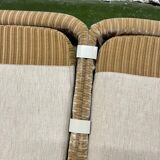 Sofa and armchairs orchid by Michel Cadestin edition Airborne