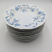 10 soup plates old porcelain royal factory of Limoges