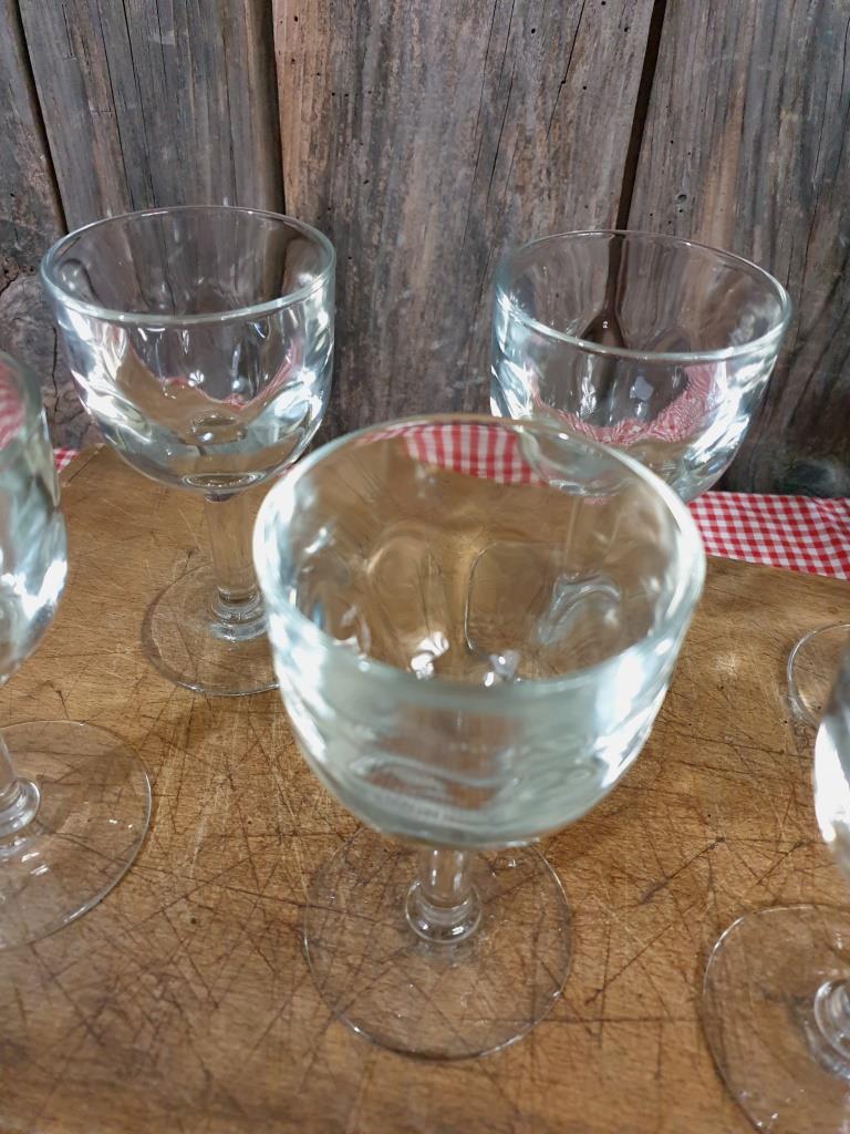 Antique bistro glasses