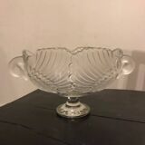 Compotier en cristal taillé