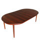 Danish extendable rosewood dinning table by Skovby