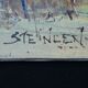 Aimé Daniel Steinlen (1923-1996) "The Sleeping Waters", oil on canvas signed