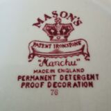 Lot de Vaisselle  Mason's collection Manchu