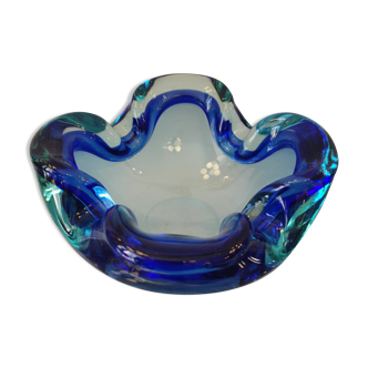 Empty pocket vintage ashtray in Murano glass, Italy 1960