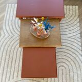 Wooden nesting table