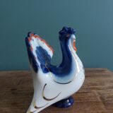 Lomonosov Russian zoomorphic peacock pepper shaker