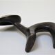 Blackened bronze brass cat wears zoomorphic pen Walter Bosse vintage
