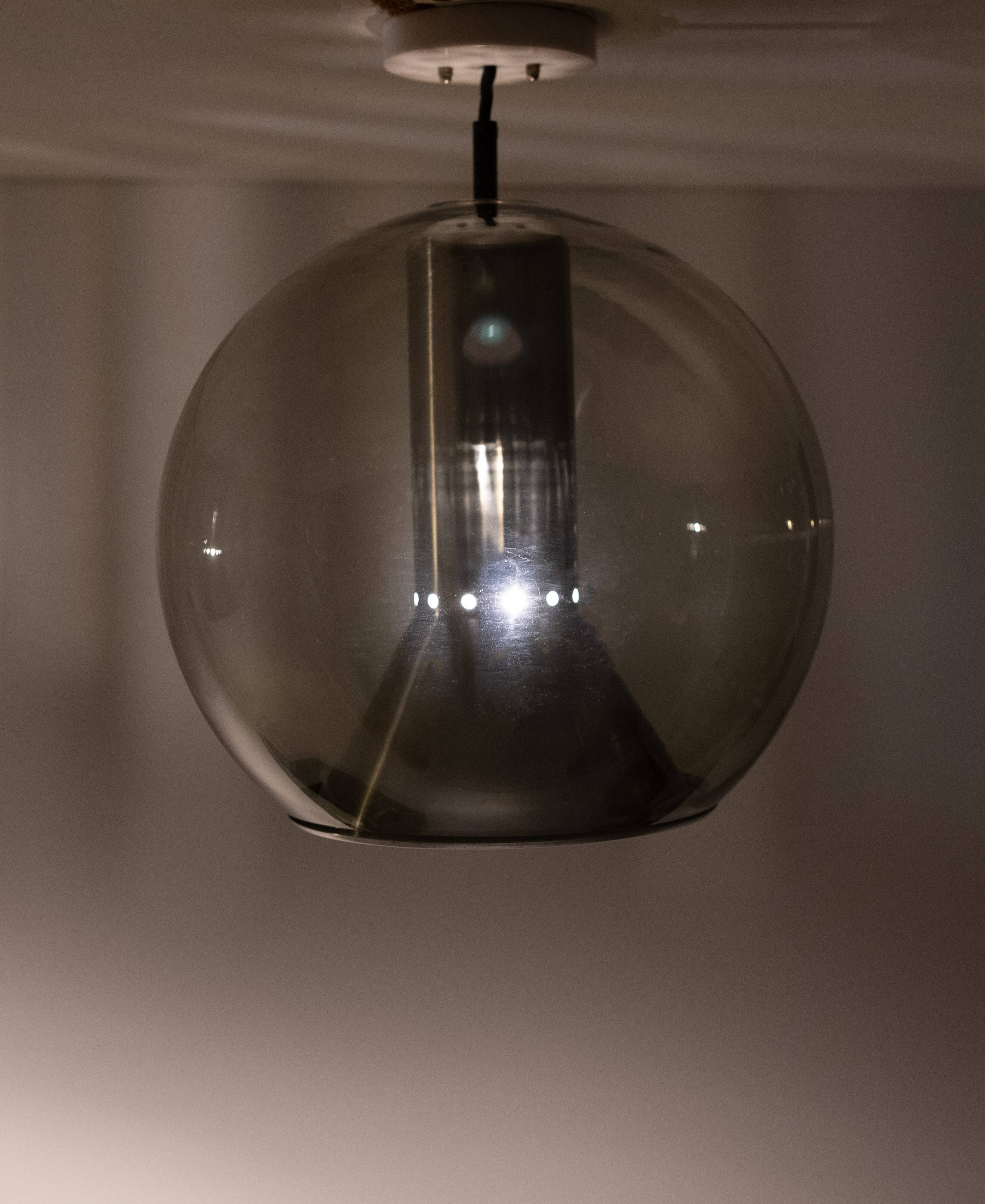 Raak Amsterdam Frank Ligtelijn Globe Pendants 1960s Dutch