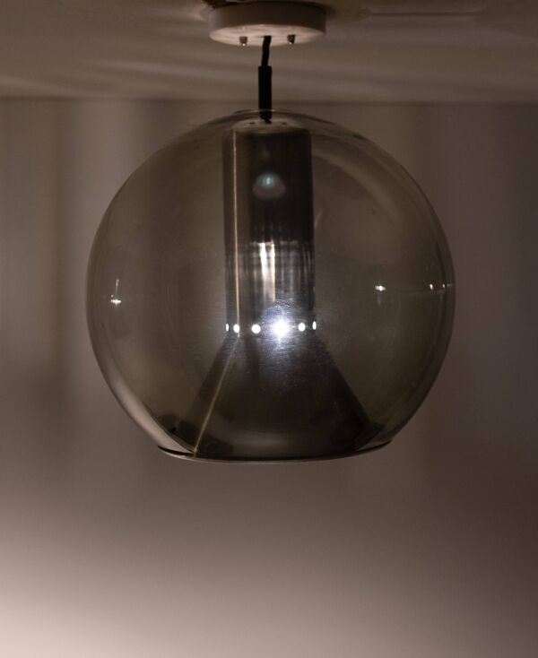 Raak Amsterdam Frank Ligtelijn Globe Pendentifs années 1960 néerlandais